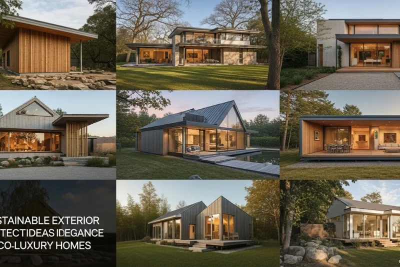 7 Sustainable Exterior Architecture Ideas for Eco-Luxury Homes