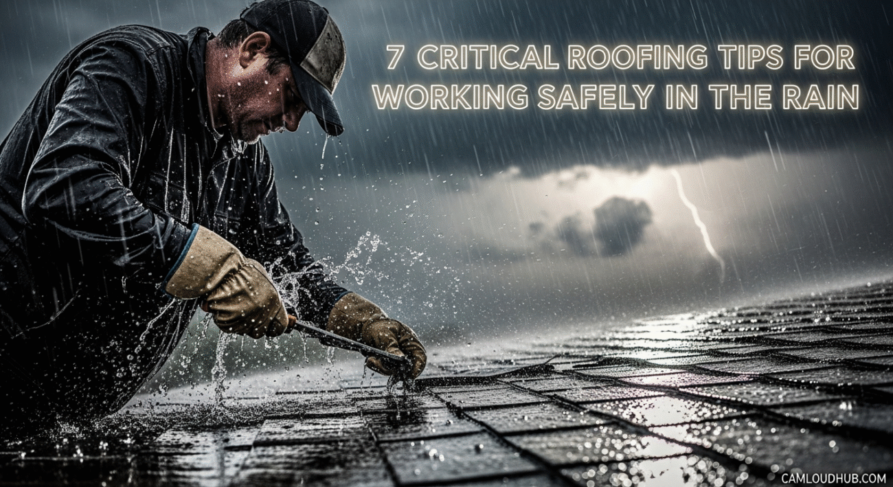 7 Critical Roofing Tips for Working Safely in the Rain