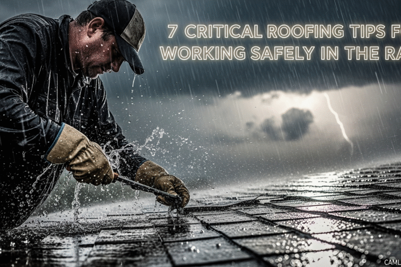 7 Critical Roofing Tips for Working Safely in the Rain