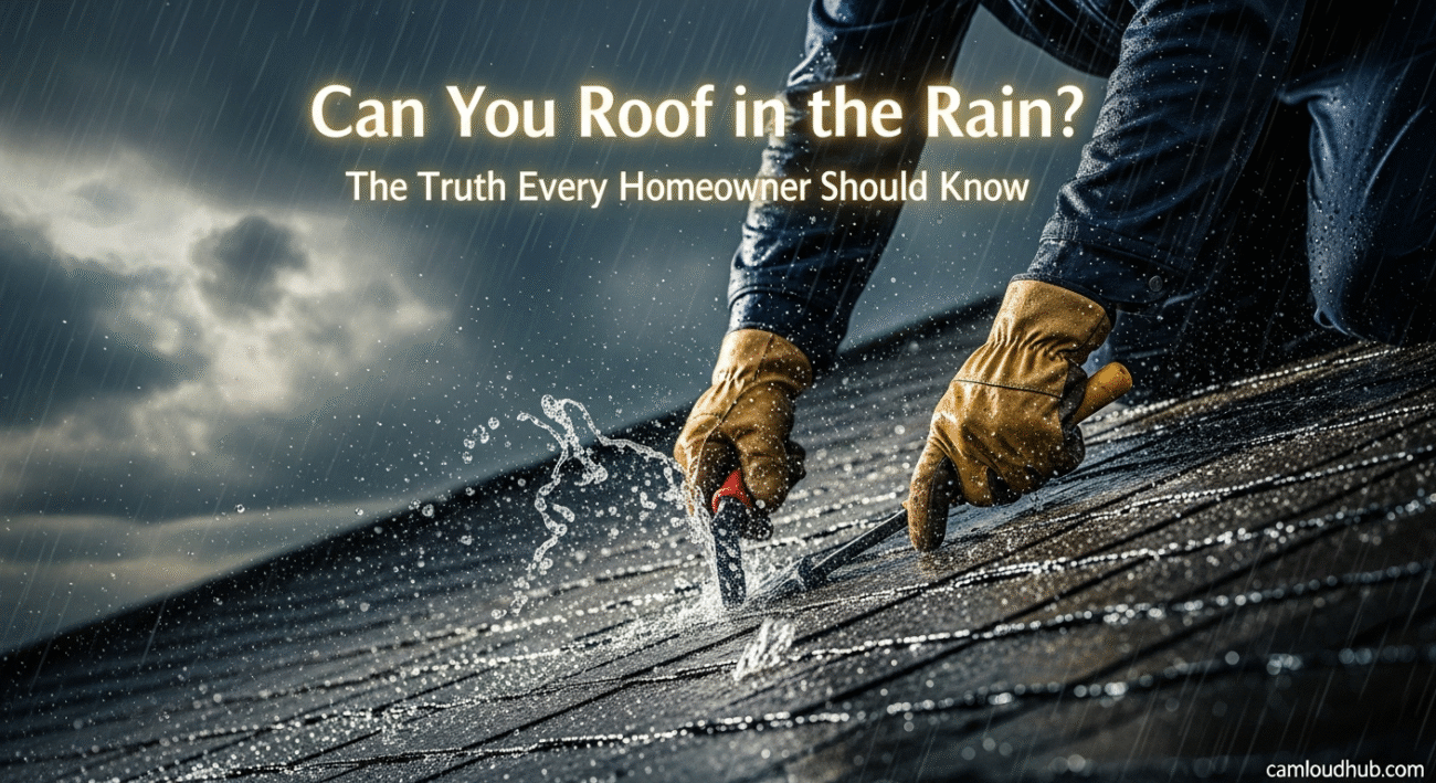 Can You Roof in the Rain? The Truth Every Homeowner Should Know