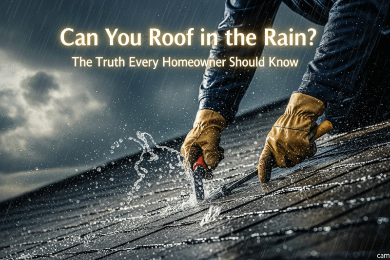 Can You Roof in the Rain? The Truth Every Homeowner Should Know