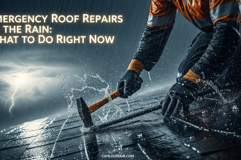 Emergency Roof Repairs in the Rain: What to Do Right Now