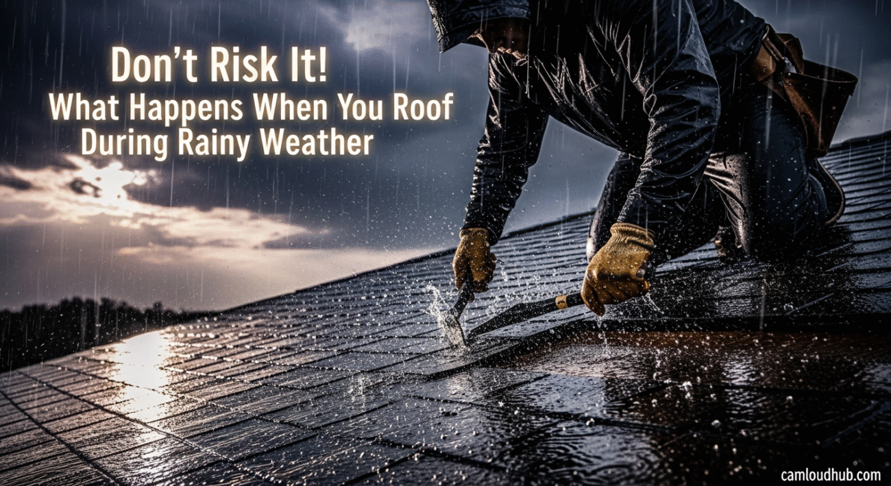 Don’t Risk It! What Happens When You Roof During Rainy Weather