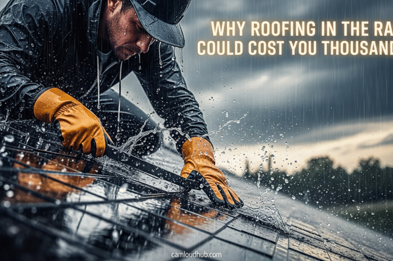 Why Roofing in the Rain Could Cost You Thousands