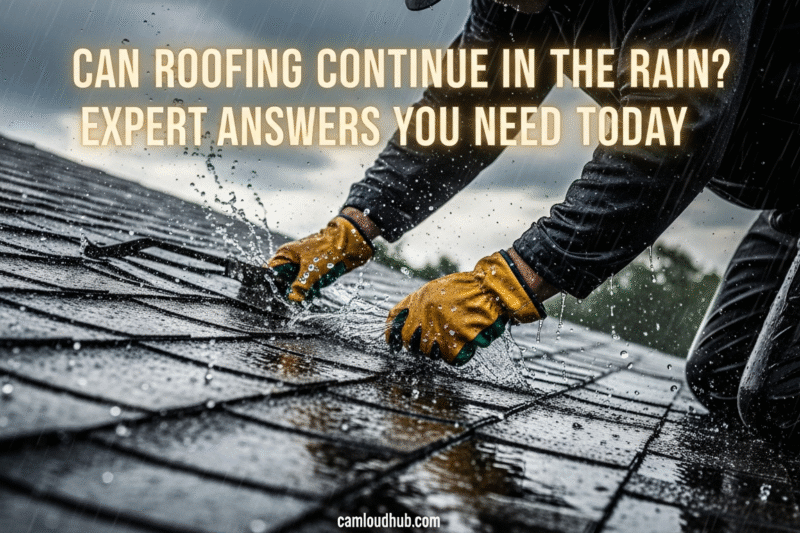 Can Roofing Continue in the Rain? Expert Answers You Need Today