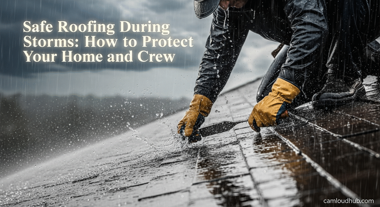 Safe Roofing During Storms: How to Protect Your Home and Crew