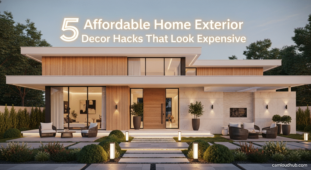 5 Affordable Home Exterior Decor Hacks That Look Expensive