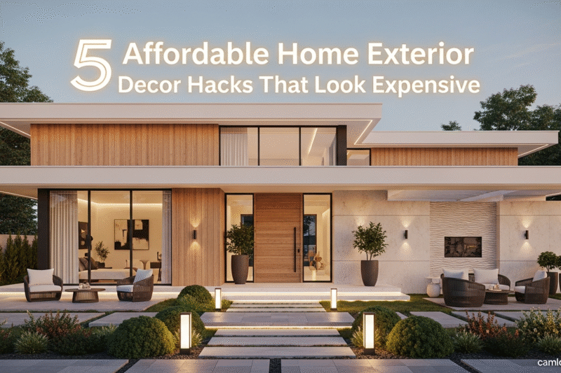 5 Affordable Home Exterior Decor Hacks That Look Expensive