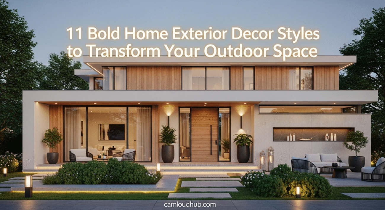 11 Bold Home Exterior Decor Styles to Transform Your Outdoor Space