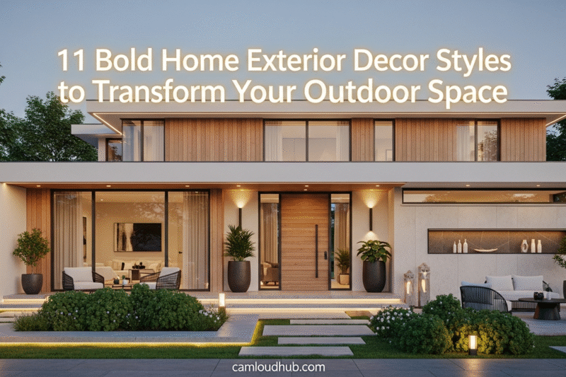 11 Bold Home Exterior Decor Styles to Transform Your Outdoor Space