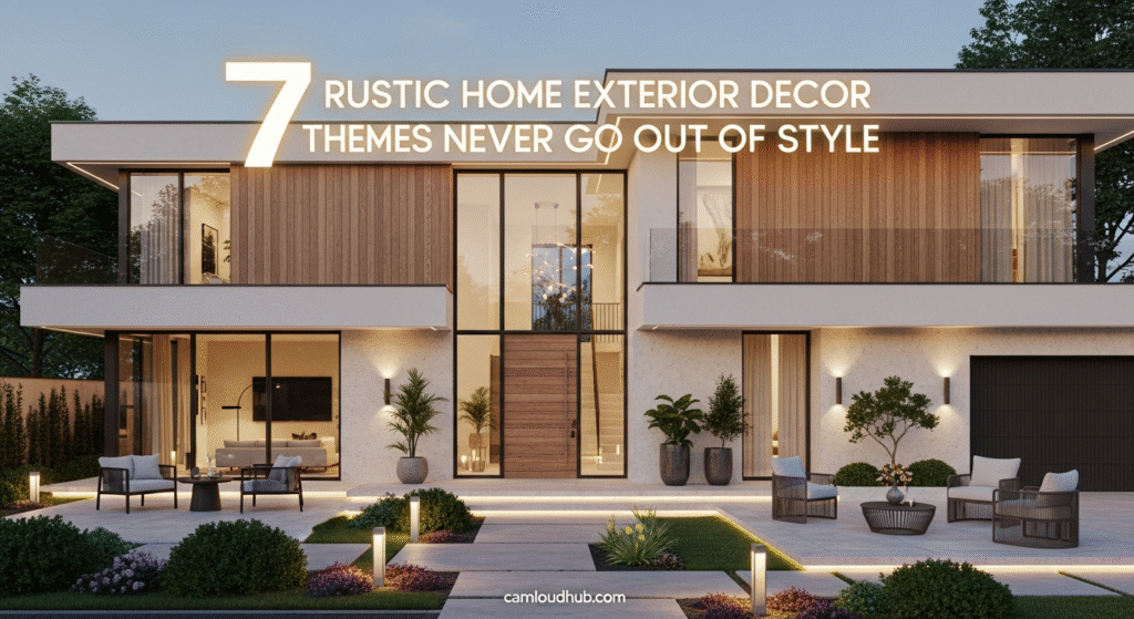 7 Rustic Home Exterior Decor Themes That Never Go Out of Style