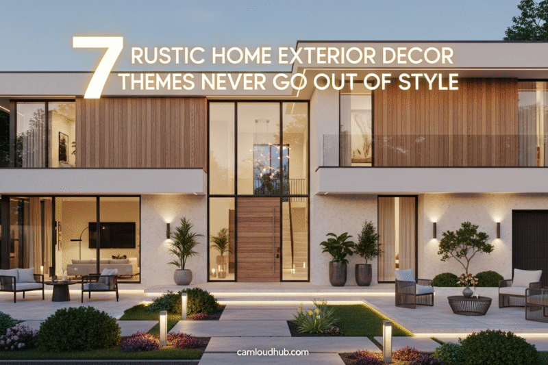 7 Rustic Home Exterior Decor Themes That Never Go Out of Style