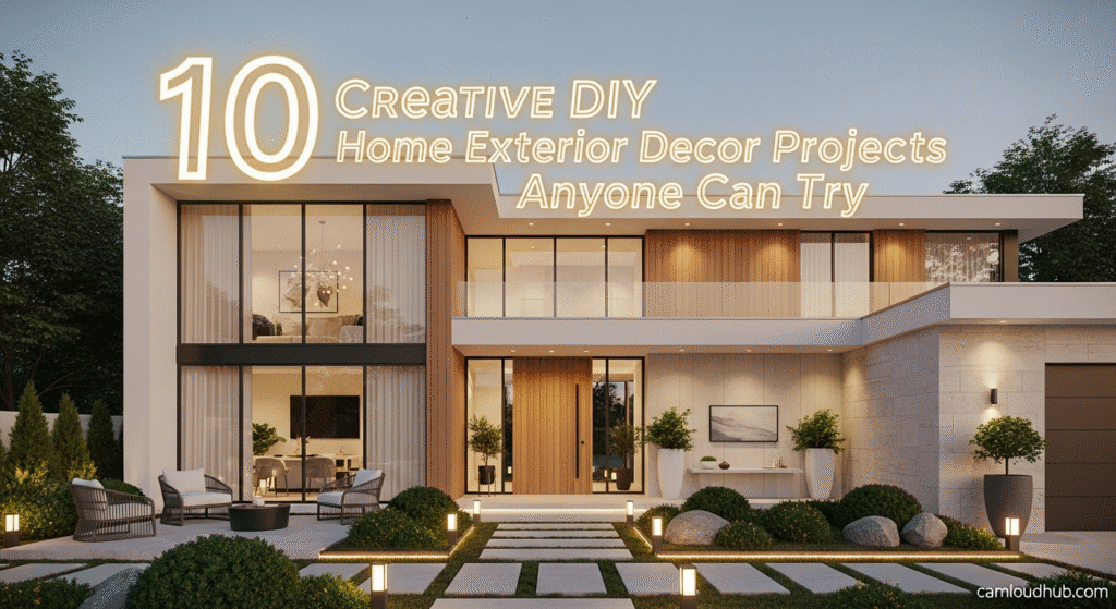 10 Creative DIY Home Exterior Decor Projects Anyone Can Try