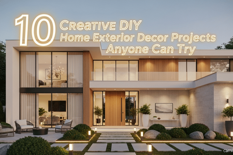 10 Creative DIY Home Exterior Decor Projects Anyone Can Try