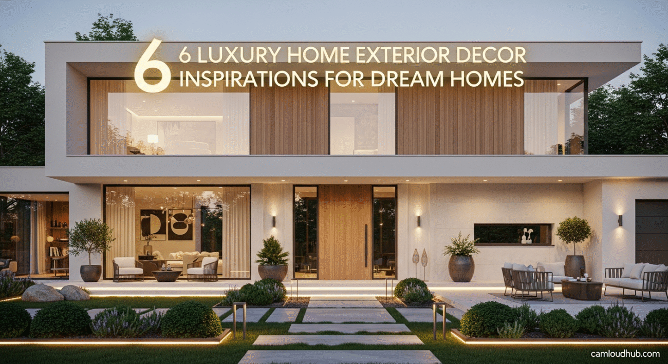 6 Luxury Home Exterior Decor Inspirations for Dream Homes