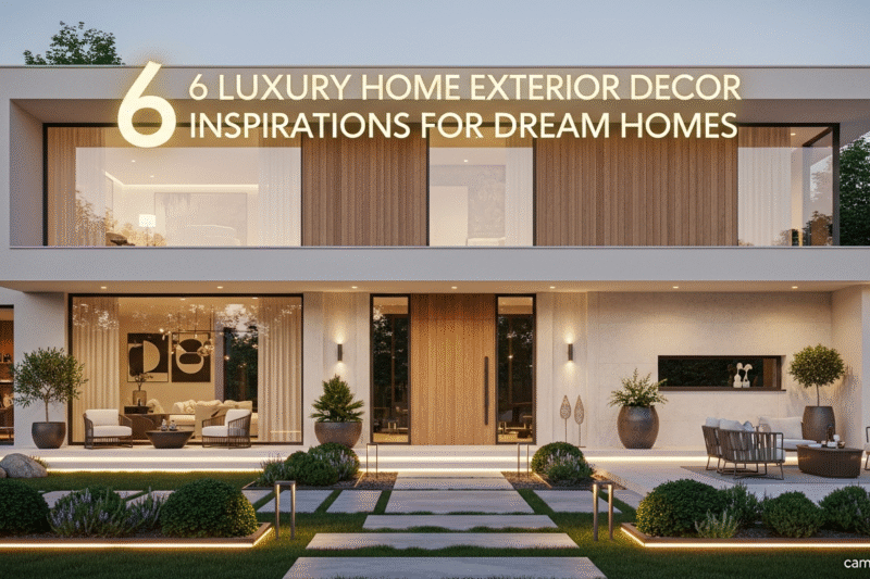6 Luxury Home Exterior Decor Inspirations for Dream Homes