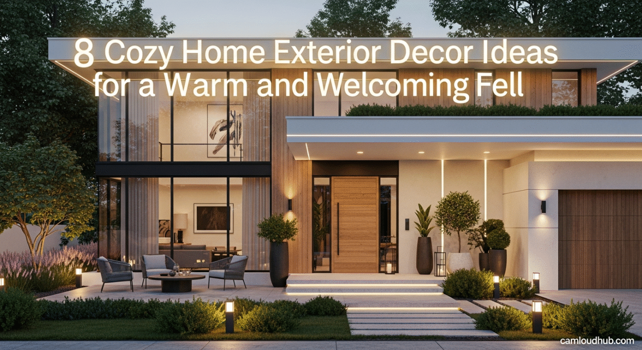 8 Cozy Home Exterior Decor Ideas for a Warm and Welcoming Feel