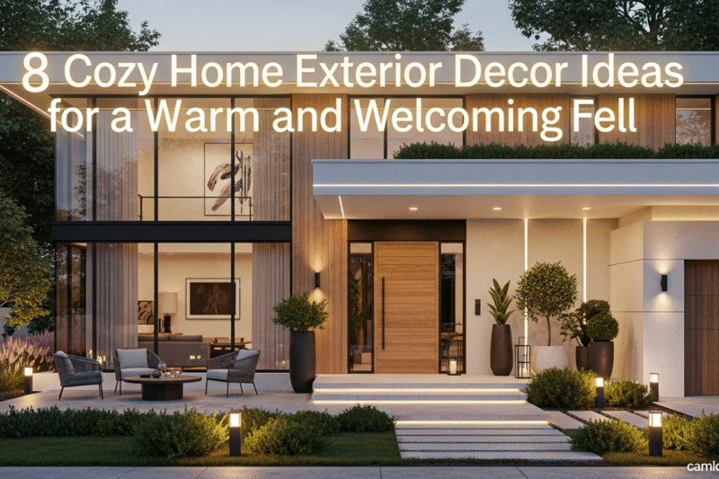 8 Cozy Home Exterior Decor Ideas for a Warm and Welcoming Feel