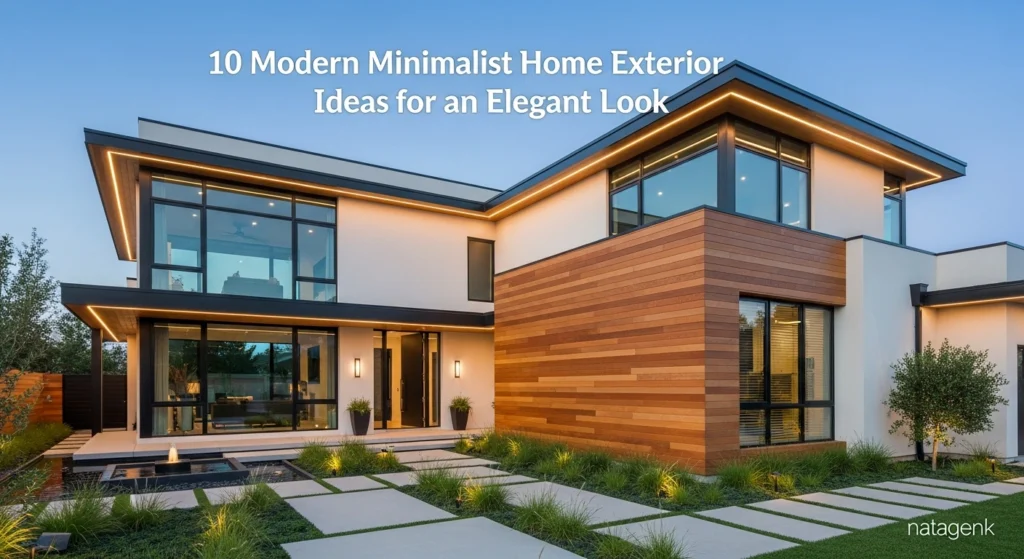10 Modern Minimalist Home Exterior Design Ideas for an Elegant Look