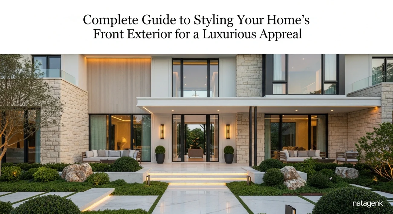 Complete Guide to Styling Your Home’s Front Exterior for a Luxurious Appeal