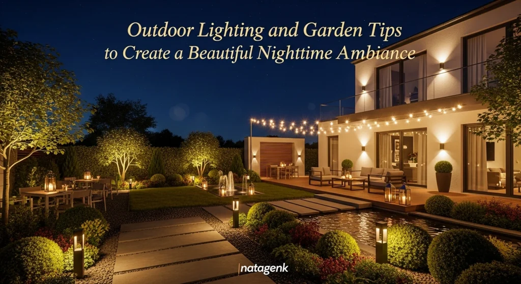Outdoor Lighting and Garden Tips to Create a Beautiful Nighttime Ambiance