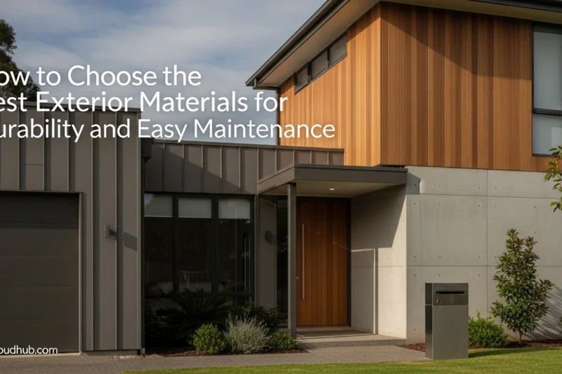 How to Choose the Best Exterior Materials for Durability and Easy Maintenance