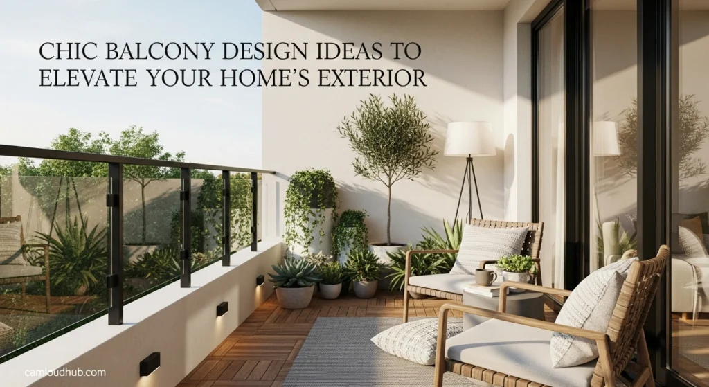 Chic Balcony Design Ideas to Elevate Your Home’s Exterior