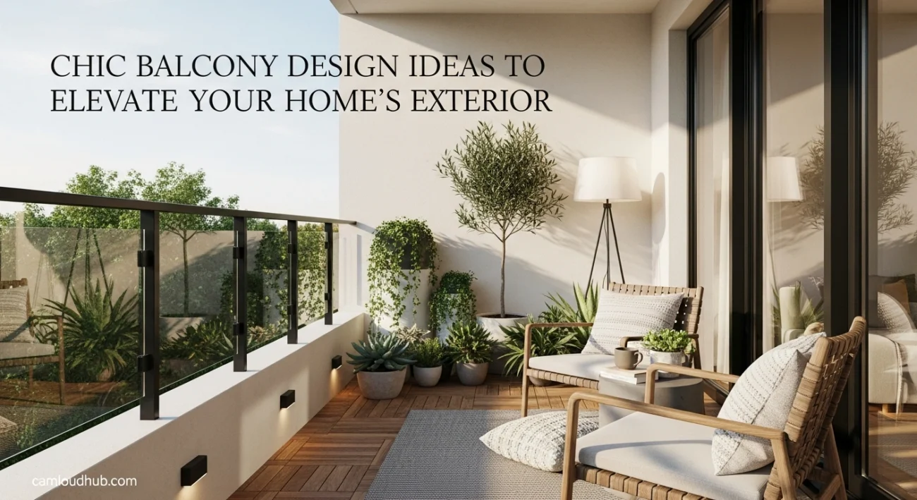 Chic Balcony Design Ideas to Elevate Your Home’s Exterior