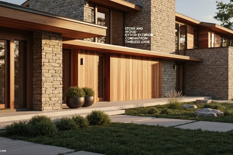Stone and Wood Exterior Combinations for a Timeless Look
