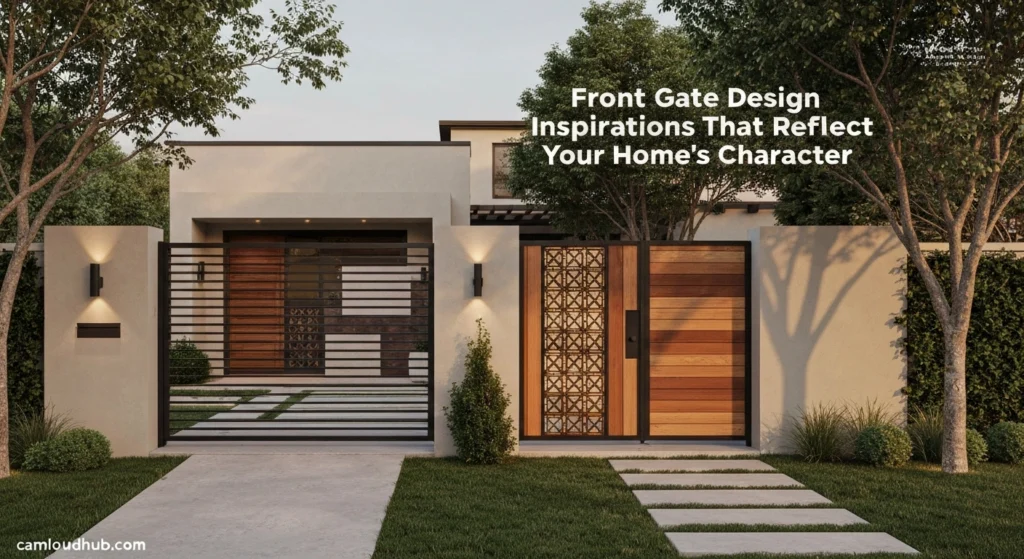 Front Gate Design Inspirations That Reflect Your Home’s Character