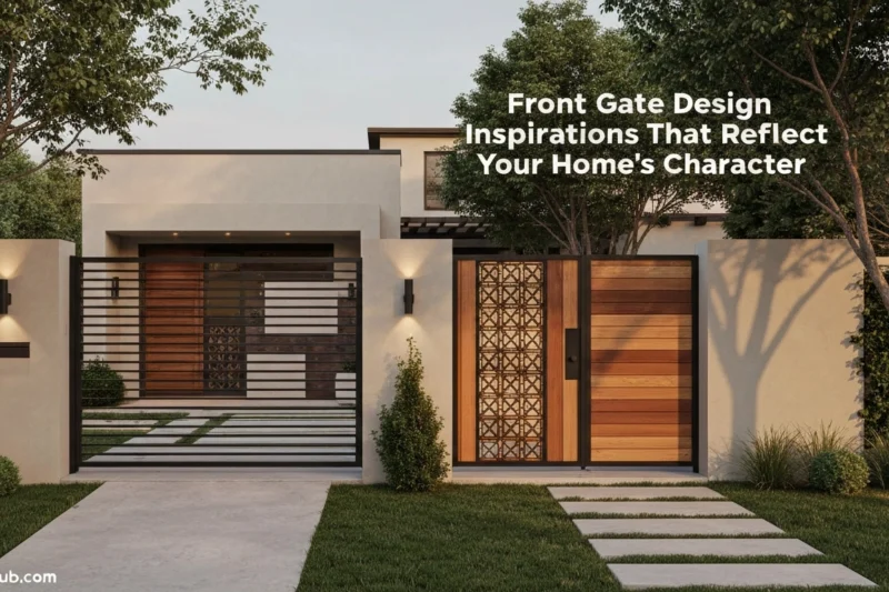 Front Gate Design Inspirations That Reflect Your Home’s Character