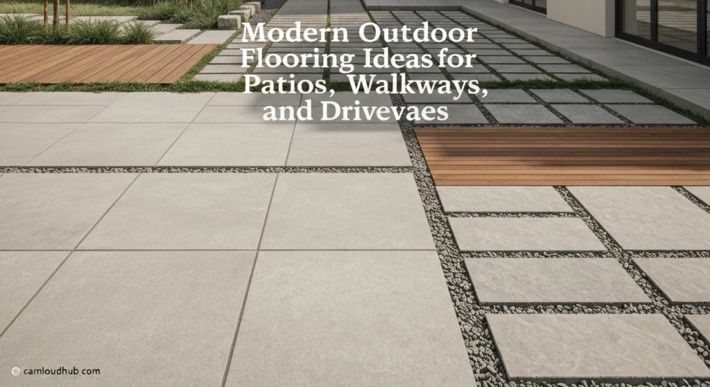 Modern Outdoor Flooring Ideas for Patios, Walkways, and Driveways