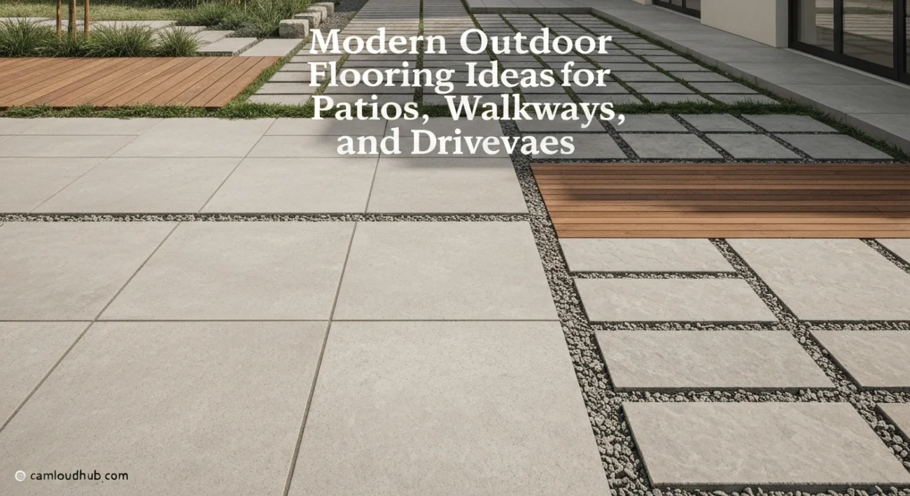 Modern Outdoor Flooring Ideas for Patios, Walkways, and Driveways