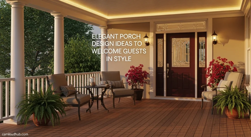 Elegant Porch Design Ideas to Welcome Guests in Style