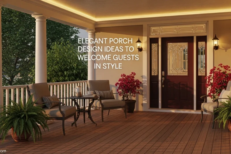 Elegant Porch Design Ideas to Welcome Guests in Style