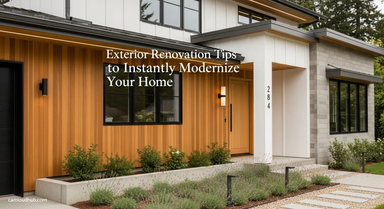 Exterior Renovation Tips to Instantly Modernize Your Home