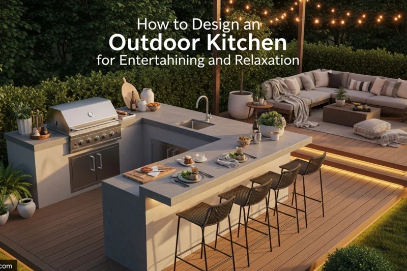 How to Design an Outdoor Kitchen for Entertaining and Relaxation