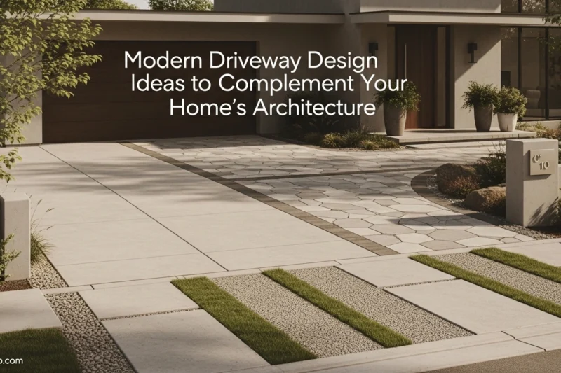 Modern Driveway Design Ideas to Complement Your Home’s Architecture