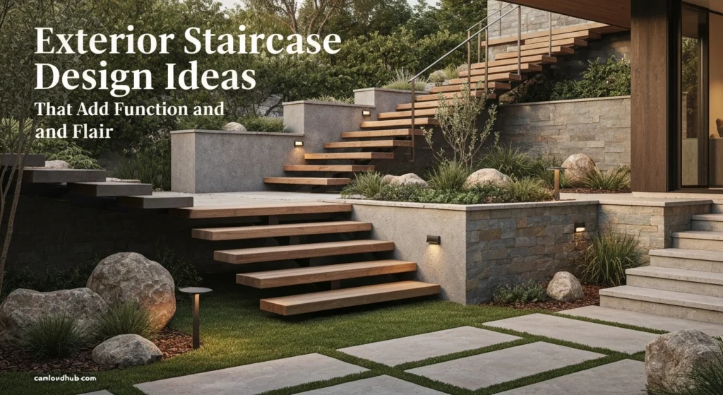 Exterior Staircase Design Ideas That Add Function and Flair