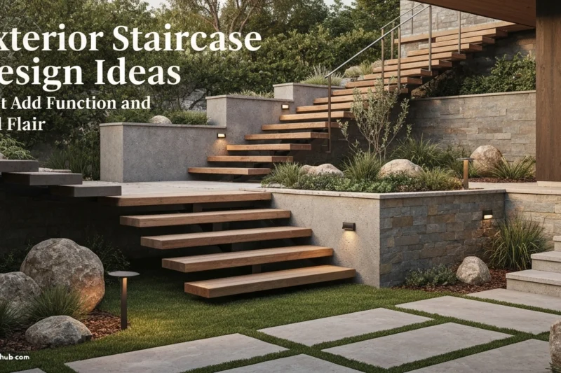 Exterior Staircase Design Ideas That Add Function and Flair