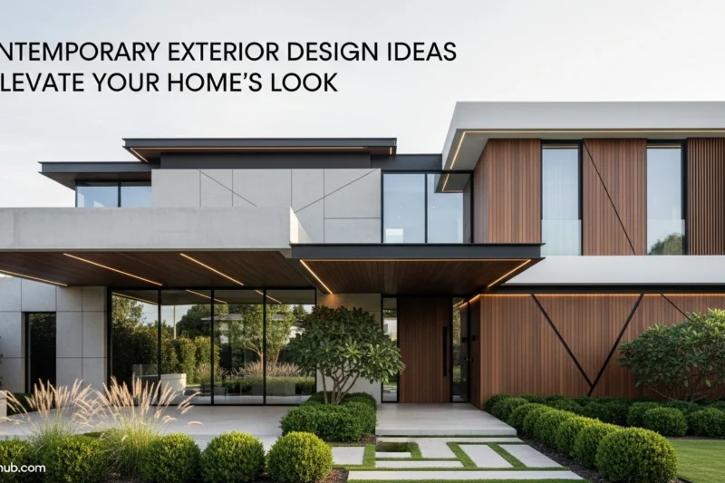 Contemporary Exterior Design Ideas to Elevate Your Home’s Look