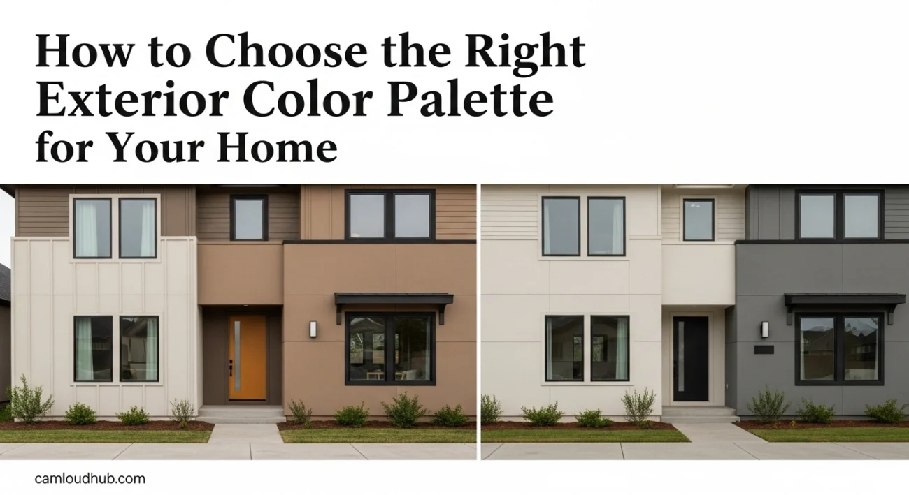 How to Choose the Right Exterior Color Palette for Your Home