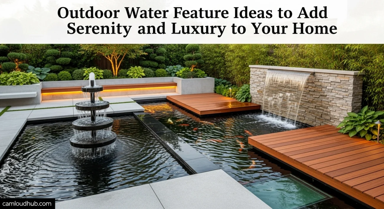 Outdoor Water Feature Ideas to Add Serenity and Luxury to Your Home
