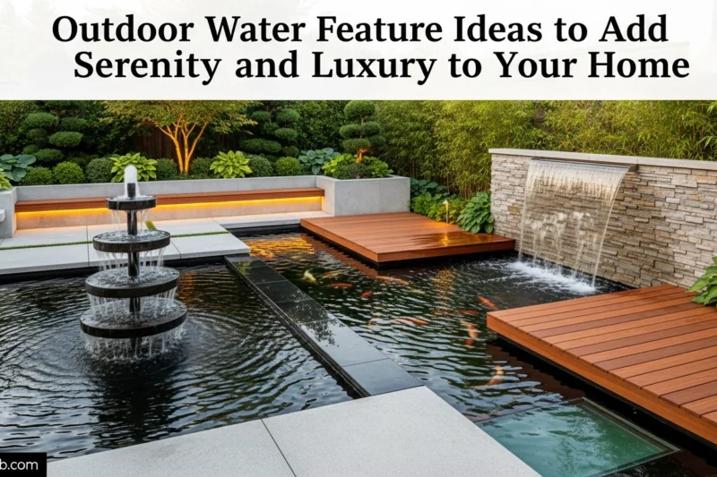 Outdoor Water Feature Ideas to Add Serenity and Luxury to Your Home