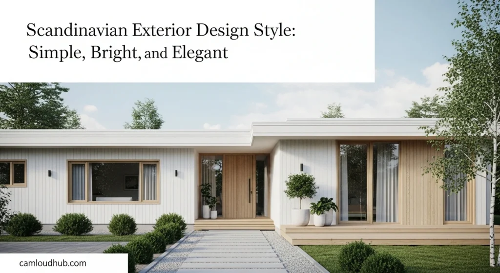 Scandinavian Exterior Design Style: Simple, Bright, and Elegant