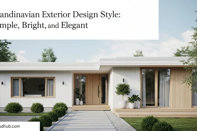 Scandinavian Exterior Design Style: Simple, Bright, and Elegant