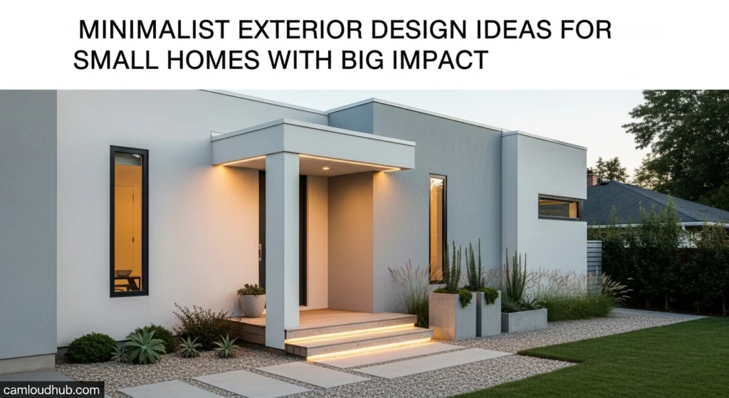 Minimalist Exterior Design Ideas for Small Homes with Big Impact