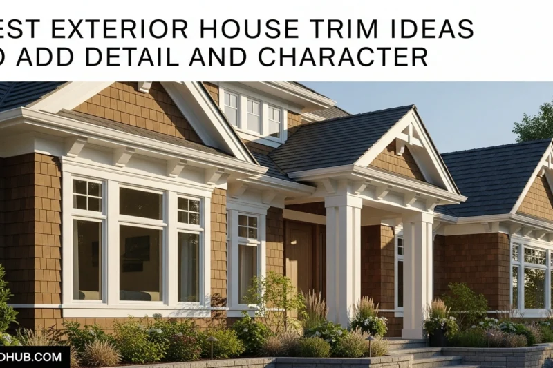 Best Exterior House Trim Ideas to Add Detail and Character