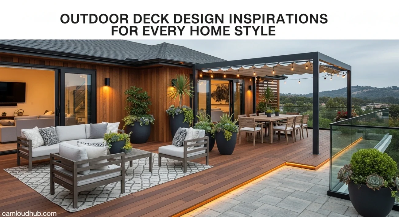 Outdoor Deck Design Inspirations for Every Home Style
