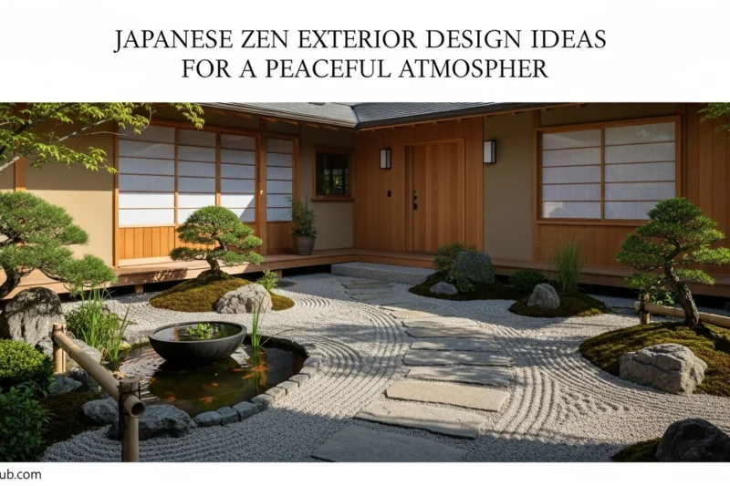 Japanese Zen Exterior Design Ideas for a Peaceful Atmosphere